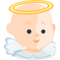 Baby Angel - Light emoji on Messenger